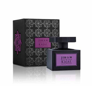 Bottle & Box of Jihan by Kajal EDP 100ml.  A new niche fragrance part of the Warde Collection.