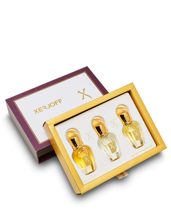 
            
                Load image into Gallery viewer, Xerjoff Discovery Set II - Muse Parfum + Apollonia Parfum + Accento Overdose EDP
            
        