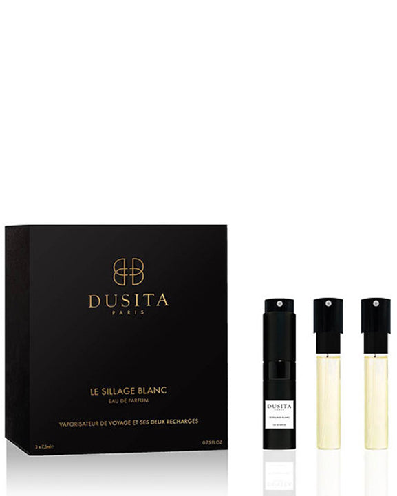 Dusita Le Sillage Blanc Travel Spray Bottle 7.5ml + 2 Refills